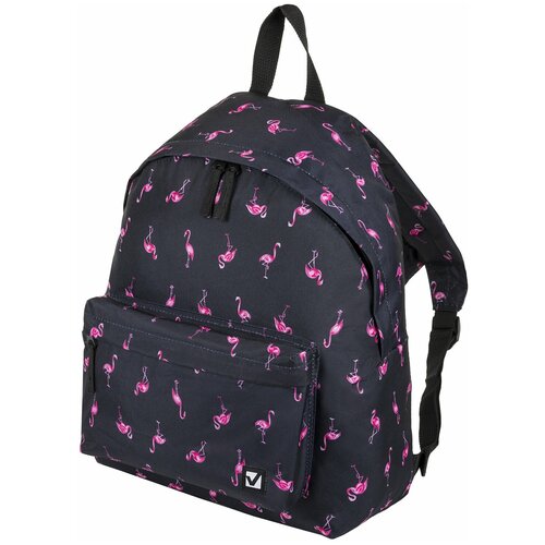 Рюкзак универсальный, сити-формат Фламинго, синий, 20 литров, 41x32x14 cм