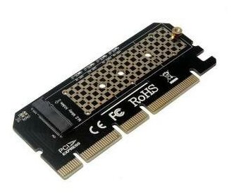 Orient переходник C299E Переходник PCI-E 16x->M.2 M-key NVMe SSD тип 2230 2242 2260 2280 30899