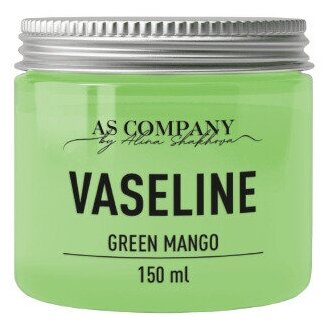 AS Company Vaseline Green Mango Вазелин для тату, татуажа, перманентного макияжа (AS Pigments, Алина Шахова, Пигменты Шаховой), 150 мл