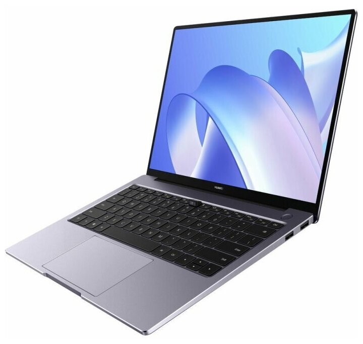 Ноутбук Huawei MateBook 14 53012NVN AMD Ryzen 5 5500U 21 GHz - 40 GHz 16384 Mb 14 2160х1440 512 Gb SSD DVD нет AMD Radeon Graphics Windows 11 Home серый