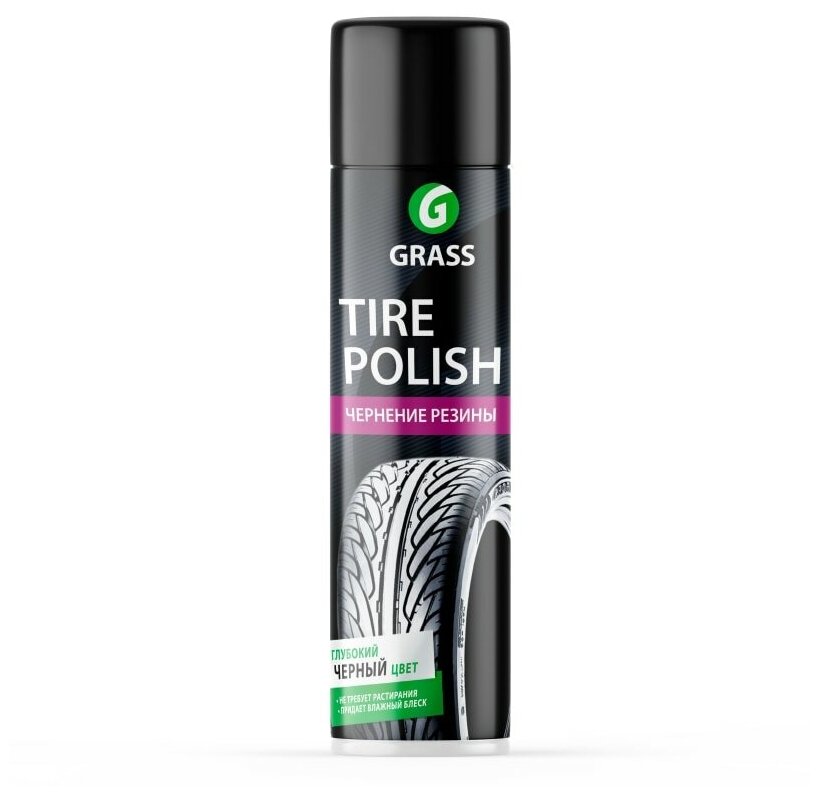 Grass Полироль Чернитель шин Tire Polish аэрозоль 650 мл