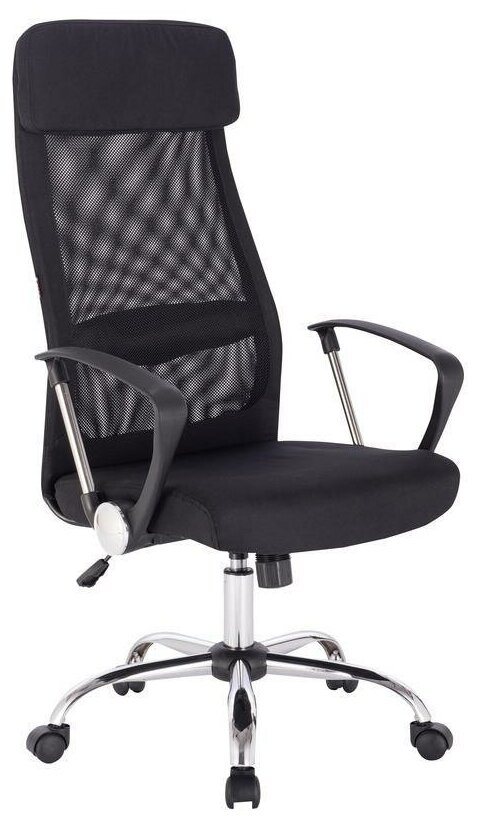 Кресло Easy Chair сетка/ткань черный, хром