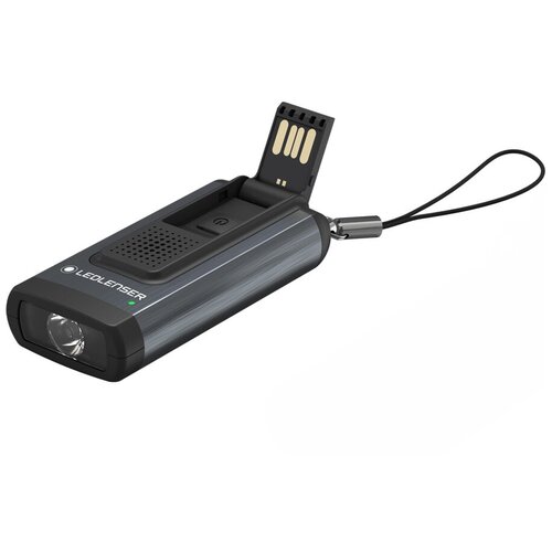 фото Фонарь - брелок светодиодный k6r safety (502580), цвет серый led lenser