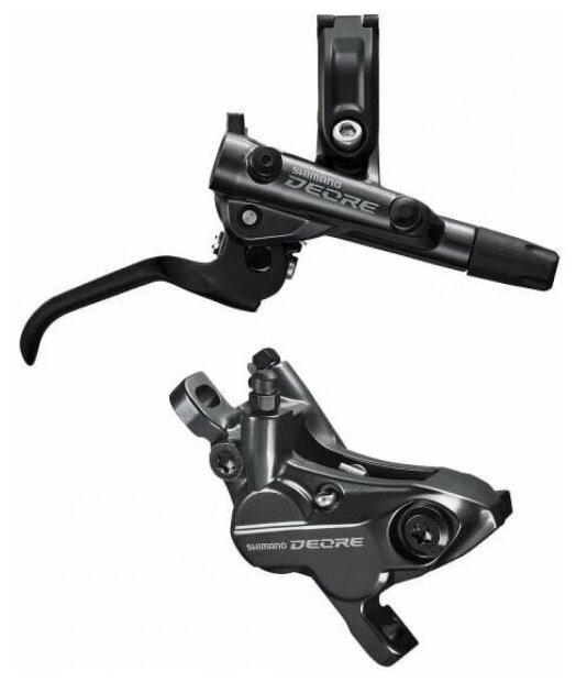 Тормоз диск. Shimano Deore j-kit, BL(прав M6100)/BR(задн M6120, 4 поршн.), полимерн. кол, 1700 мм