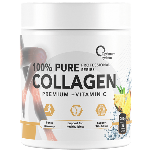 Optimum System 100% Pure Collagen Powder (200г) Ежевика