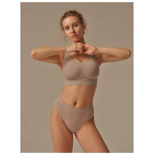 фото Трусы my, размер 44/46/s/m, бежевый