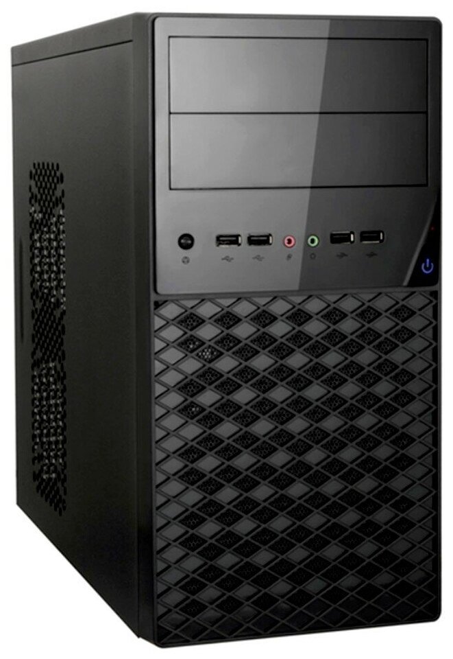 EXEGATE Корпуса EX284029RUS Корпус Minitower BA-203U Black, mATX, , 2 USB+1 USB3.0, Audio