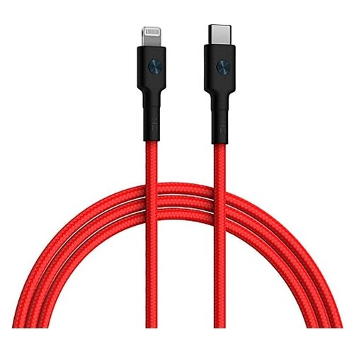 Кабель ZMI USB Type-C - Lightning MFI (AL873), 1 м, красный кабель zmi al805 lightning mfi al805 black 1м zmkal805cnbk