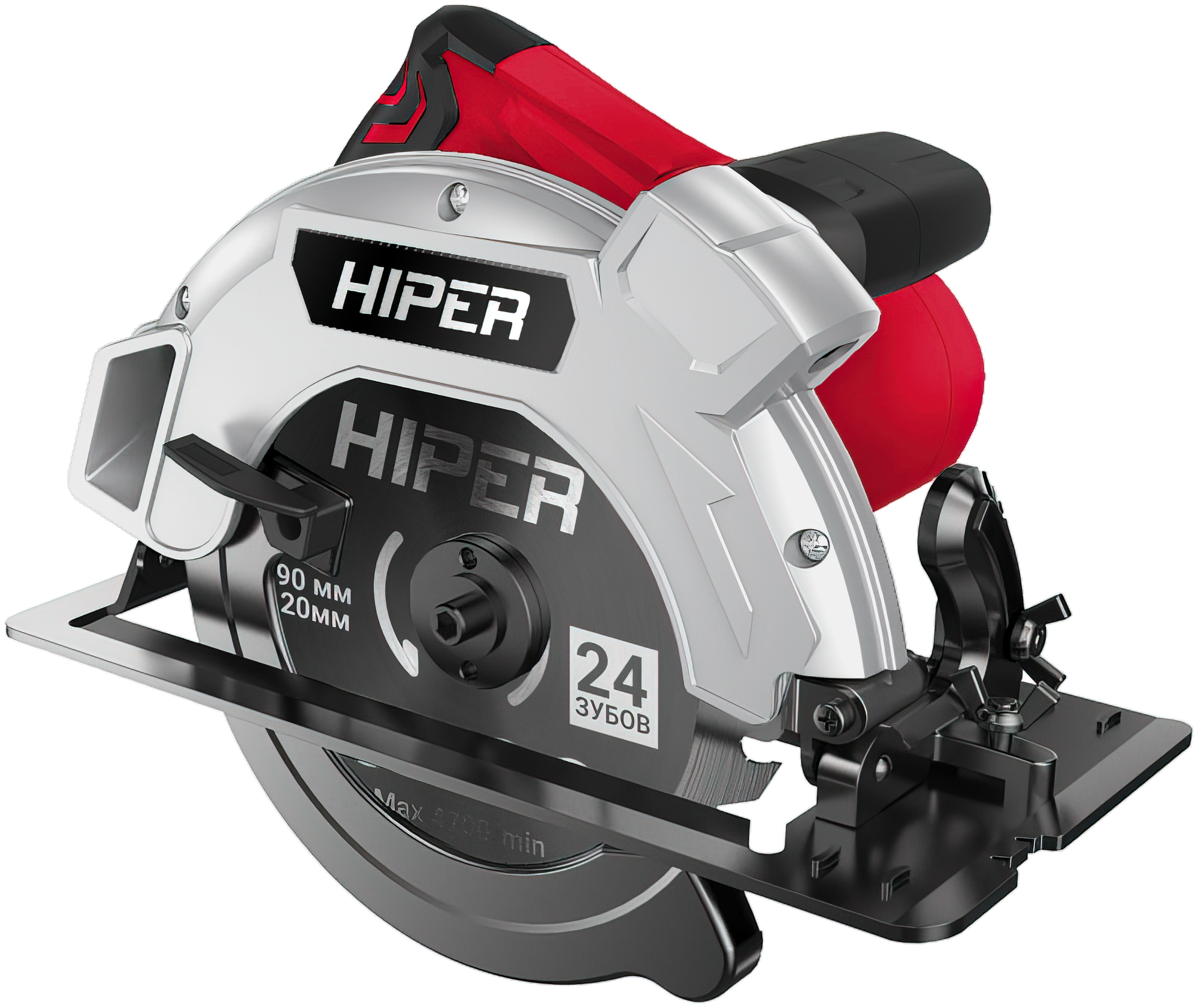 Пила Circular saw Hiper 190x30mm, 1500W, 4700 rpm, cutting depth 67mm Hcs1500b .