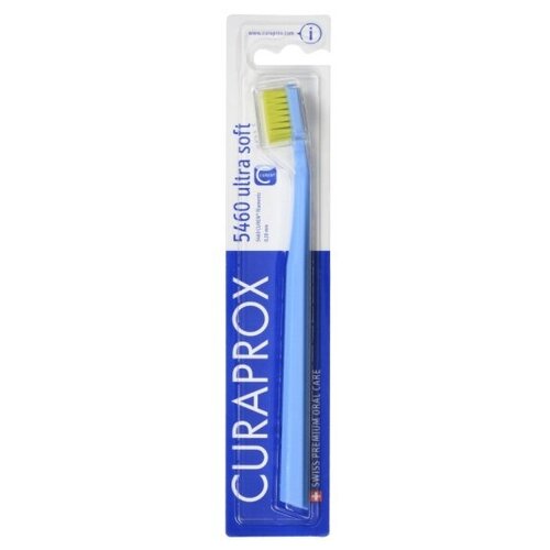 Зубная щетка Curaprox Ultrasoft, d 0,10 мм (CS 5460) зубная щетка curaprox cs 5100 ultra soft черный черный 2 шт диаметр щетинок 0 1 мм