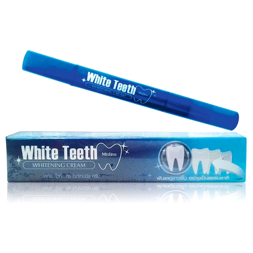 Карандаш для отбеливания зубной эмали Mistine White Teeth Whitening Cream таиланд novolife тайский белый бальзам 50 гр