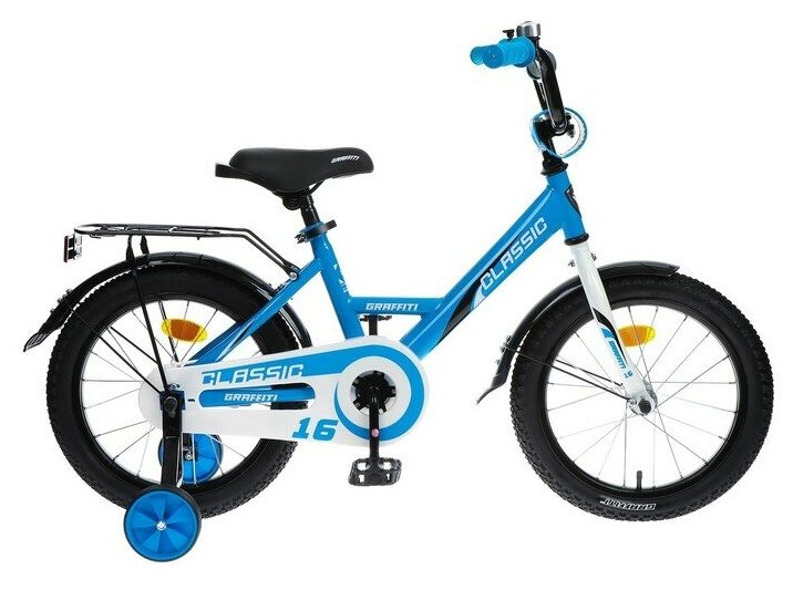 Велосипед 16" Graffiti Classic, цвет синий/белый 7642818