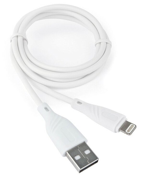 Кабель USB 2.0 AM - Lightning(M) (1м) 8P Classic 0.1, белый, блистер Cablexpert CCB-USB-AMAPO1-1MW