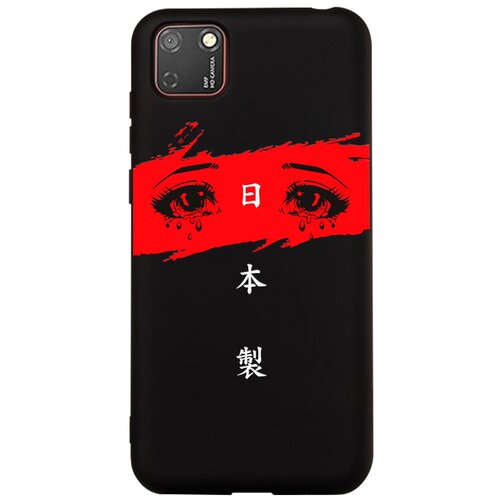 Силиконовый чехол Mcover на Huawei Y5P / Honor 9S с рисунком Красно-белые глаза / аниме силиконовый чехол mcover для huawei honor 9x с рисунком красно белые глаза аниме