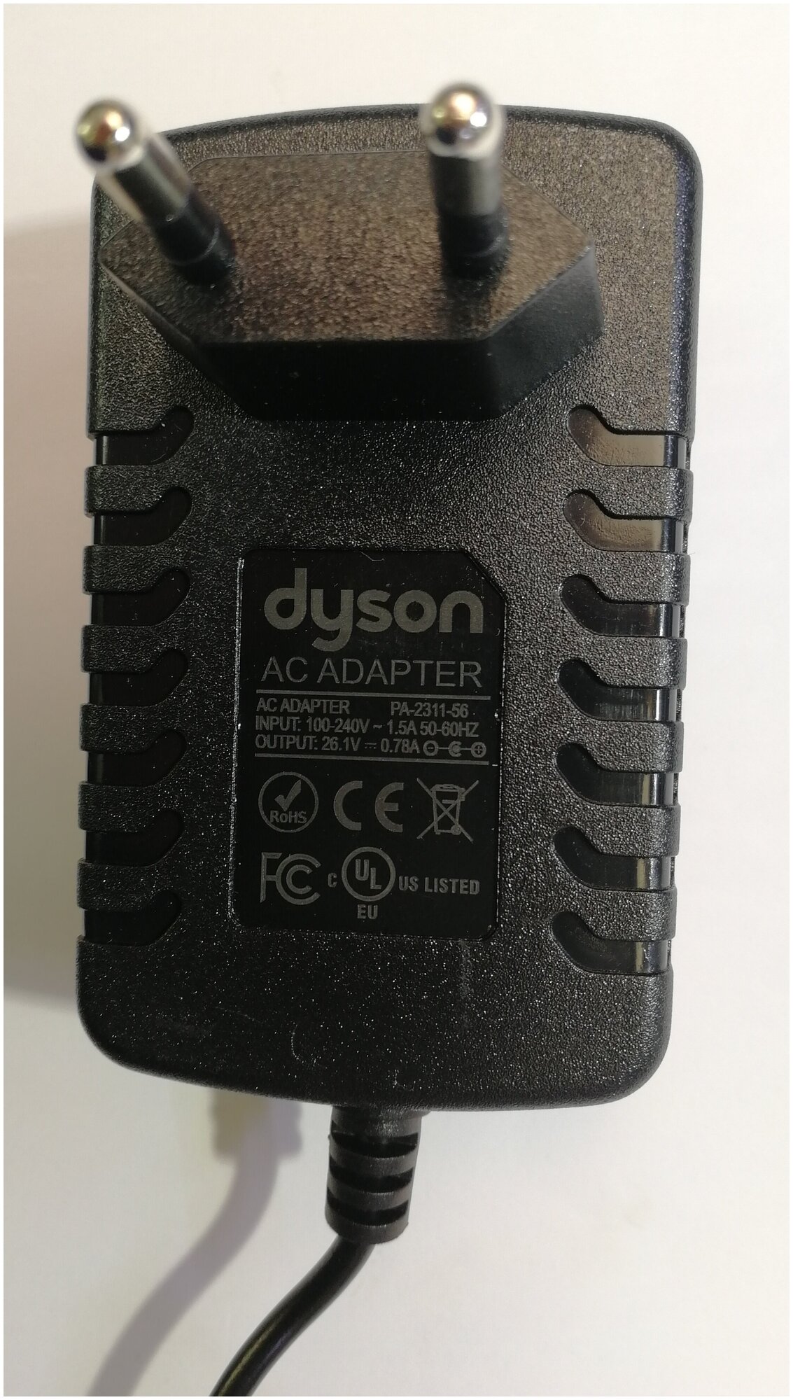 Зарядное устройство 26.1V для Dyson V6, V7, V8, Dc58, Dc59, Dc61, Dc62, Sv03, Sv04, Sv05, Sv06 / Серый - фотография № 4