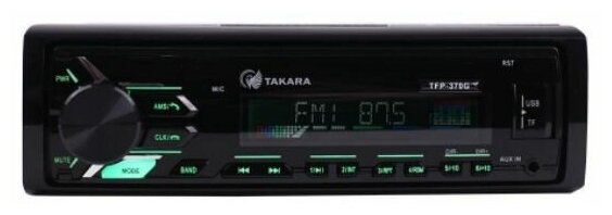 Автомобильный CD-ресивер Takara TFP-370BT Green