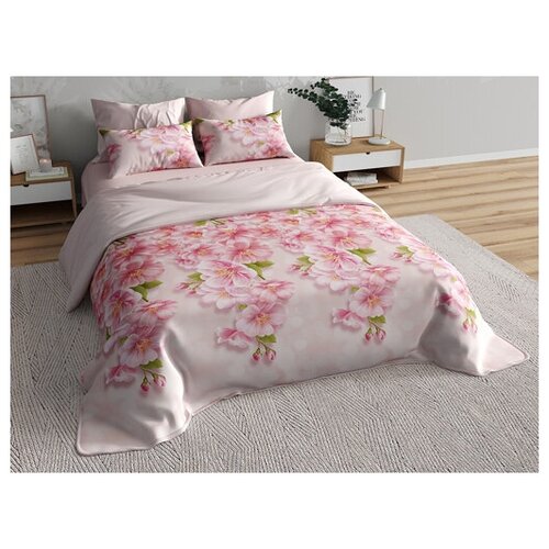 Комплект постельного белья 1,5-спальный перкаль ТМ Европа (Цветущее плодовое)