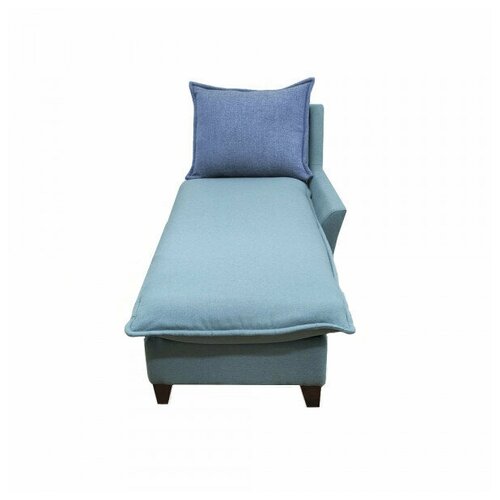 Оттоманка Хадсон правая серо-зеленый/синий