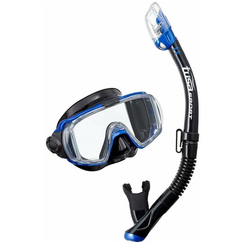 Комплект TUSA Sport UCR-3125QB Black Series маска и трубка для подводного плавания синий маска tusa sport um 29 для фридайвинга цвет черный