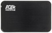 Внешний корпус для HDD/SSD AgeStar 3UB2A8-6G SATA III USB3.0 пластик/алюминий черный 2.5"