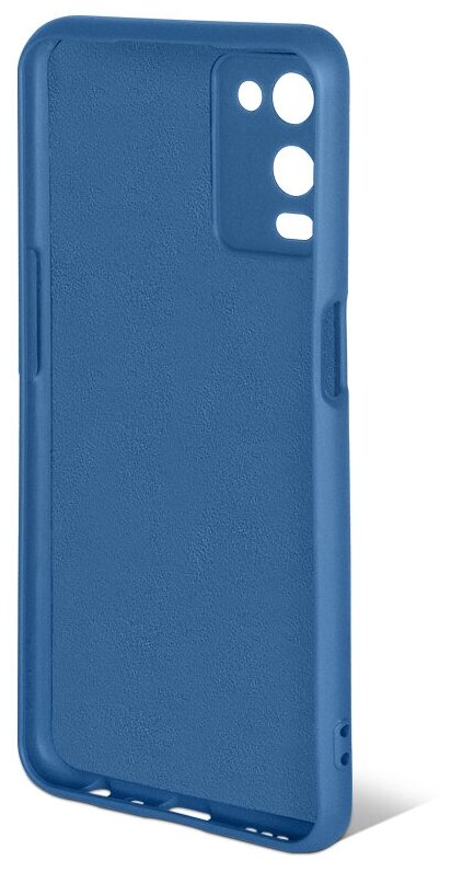 Чехол-накладка с микрофиброй для Oppo A54 (blue) DF - фото №5