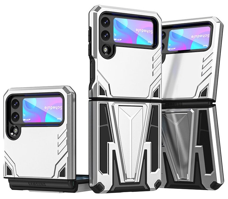 Чехол Rack Case для Samsung Galaxy Z Flip 3 серый