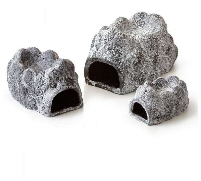 Влажная пещера Hagen ExoTerra Wet Rock Ceramic Cave Large, 20×12×9 см - фотография № 6