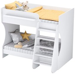 Кровать двухъярусная Polini kids Dream 1500, белый