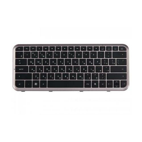 Клавиатура для HP 573148-251 черная с серой рамкой клавиатура для ноутбука hp 573148 001 черная с серой рамкой