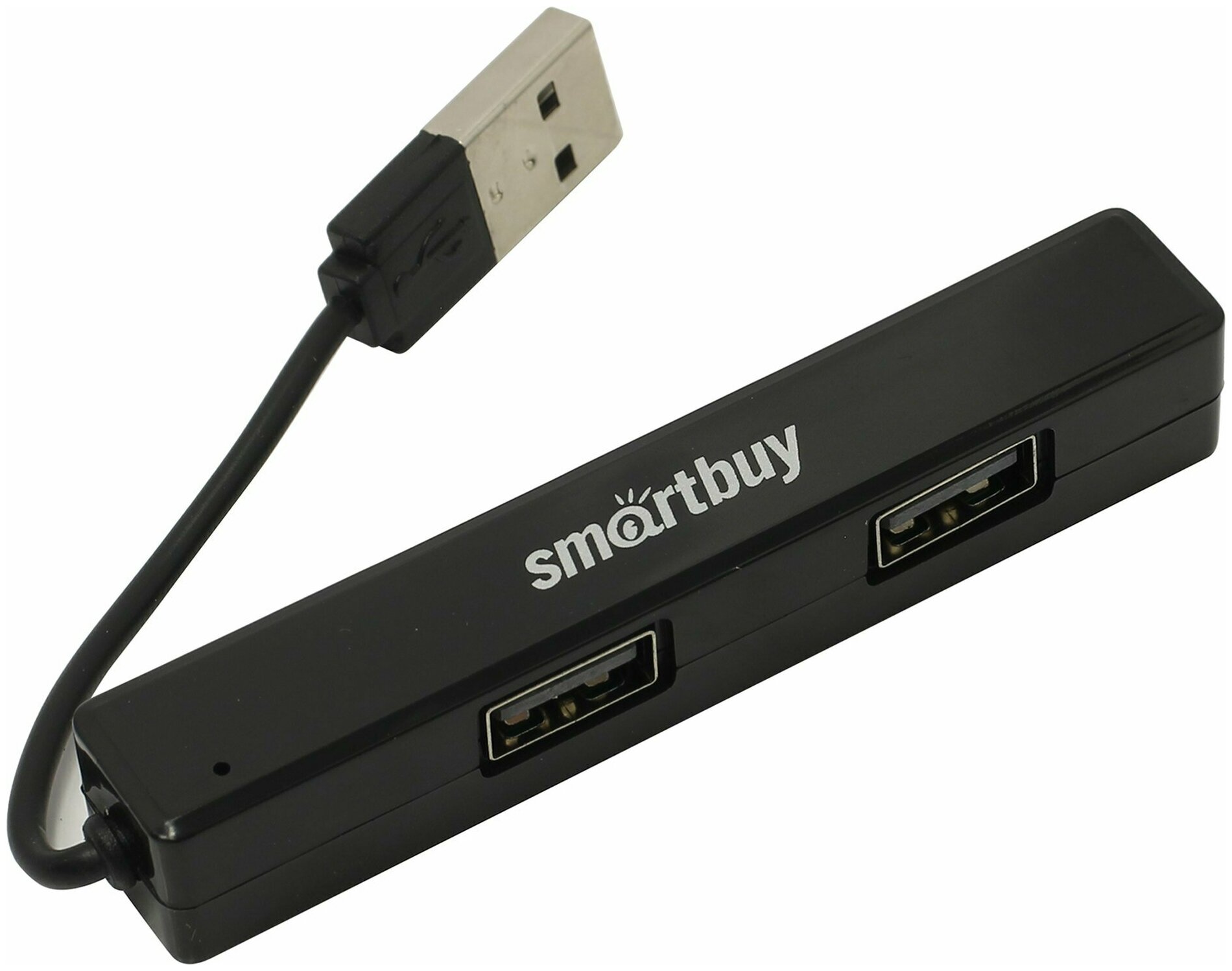 USB 20 Хаб Smartbuy 408 4 порта черный (SBHA-408-K)