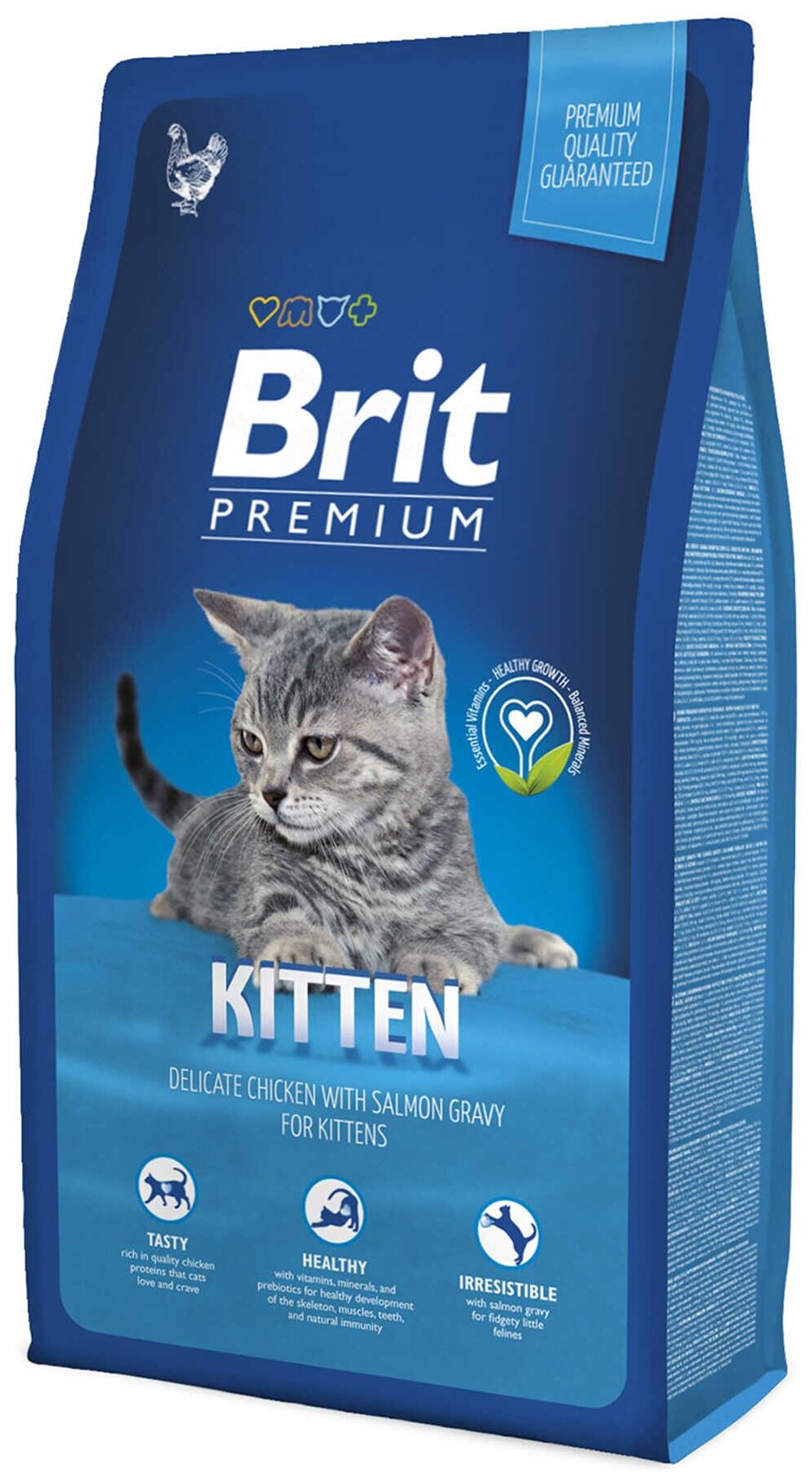 Сухой корм для котят Brit Premium Cat с курицей
