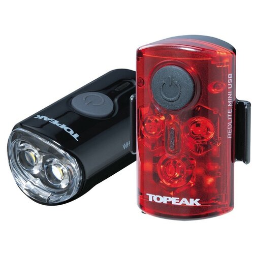 Фонари велосипедные TOPEAK Mini USB Combo, TMS080 topeak передний фонарь topeak whitelite hp focus черный