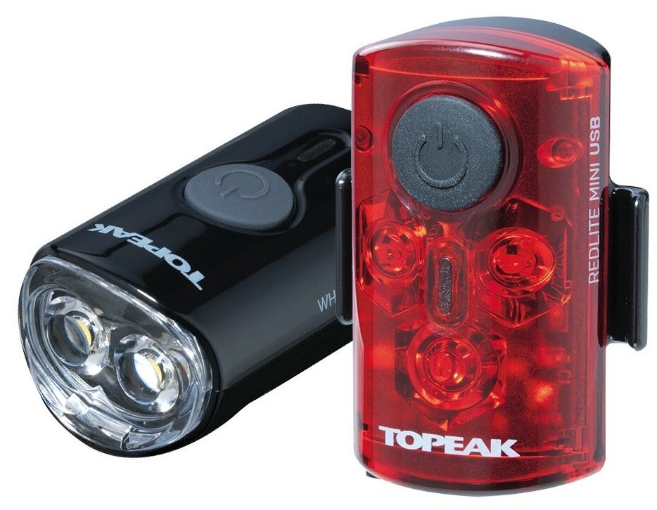 TOPEAK Комплект фонарей TOPEAK Mini Combo USB