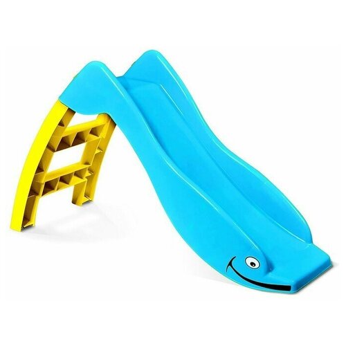 Горка «Дельфин», цвет голубой, жёлтый 2902la горка для купания little angel дельфин голубой