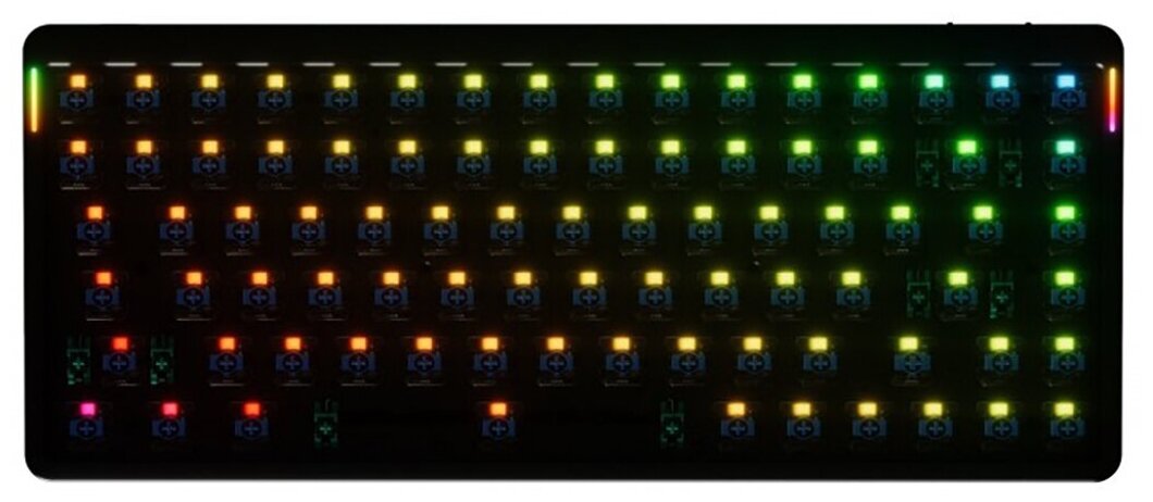 Клавиатура беспроводная механическая Nuphy AIR75 low profile gateron Brown Switch Bluetooth RGB подстветка 2500мАч СерыйБелый AIR75-SG3-F