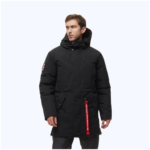 Куртка мужская зимняя пуховая BASK VORGOL V2 - 48 - Черная