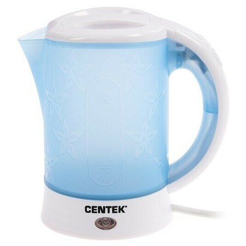 Чайник электрический Centek CT-0054 Blue пластик 06 л 650 Вт бело-синий 320100₽