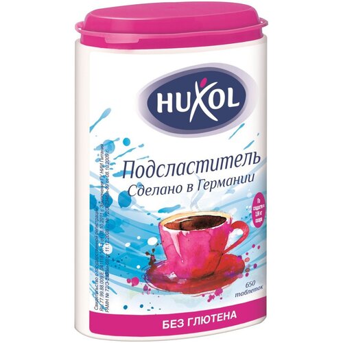 Huxol Подсластитель таблетки, 39 г, 650 шт. в уп.