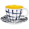MILLIMI Индиго Набор чайный 2пр, чашка 270мл, блюдце 15см, керамика - изображение
