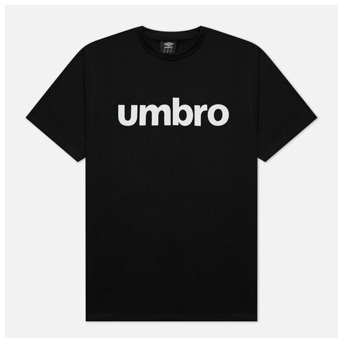 Мужская футболка Umbro FW Linear Logo Graphic чёрный, Размер S