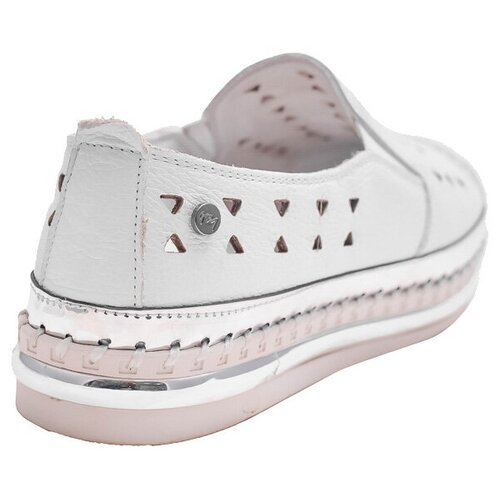 лоферы (женские) Lab Milano ZZ001 белый 40