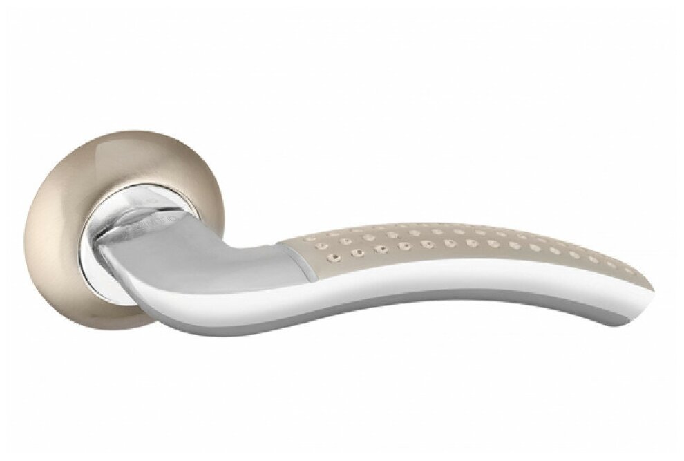 фото Ручка Punto (Пунто) раздельная LOGICA TL SN/CP-3 матовый никель/хром 105 мм