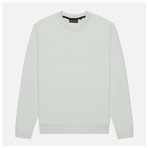 Мужская толстовка MA.Strum Embossed Logo Crew Neck голубой, Размер XXXXL