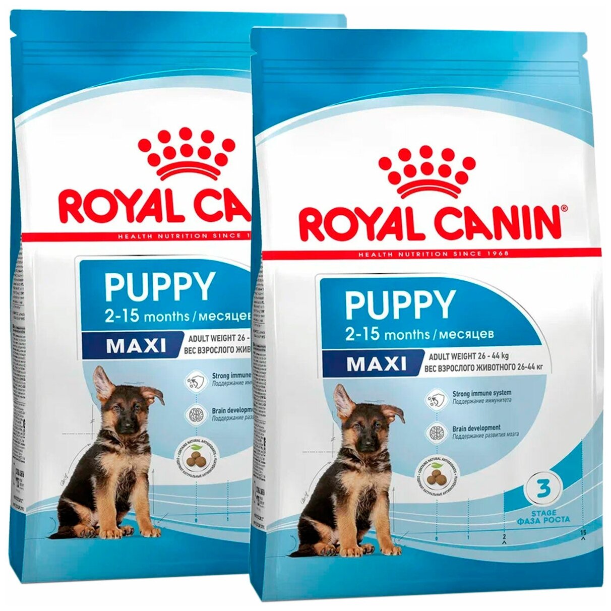 Сухой корм ROYAL CANIN MAXI PUPPY для щенков крупных пород (3 + 3 кг)