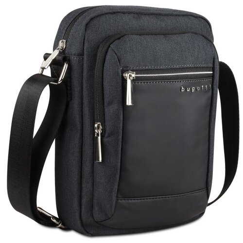 фото Сумка наплечная мужская bugatti sera, антрацитовая bugatti 49630113