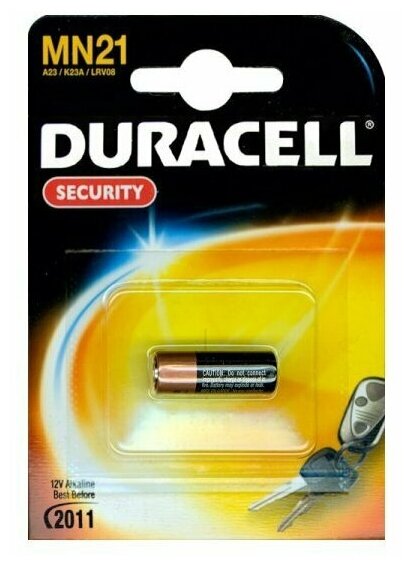 Батарейка A23 - Duracell MN21 BL1 (1 штука)
