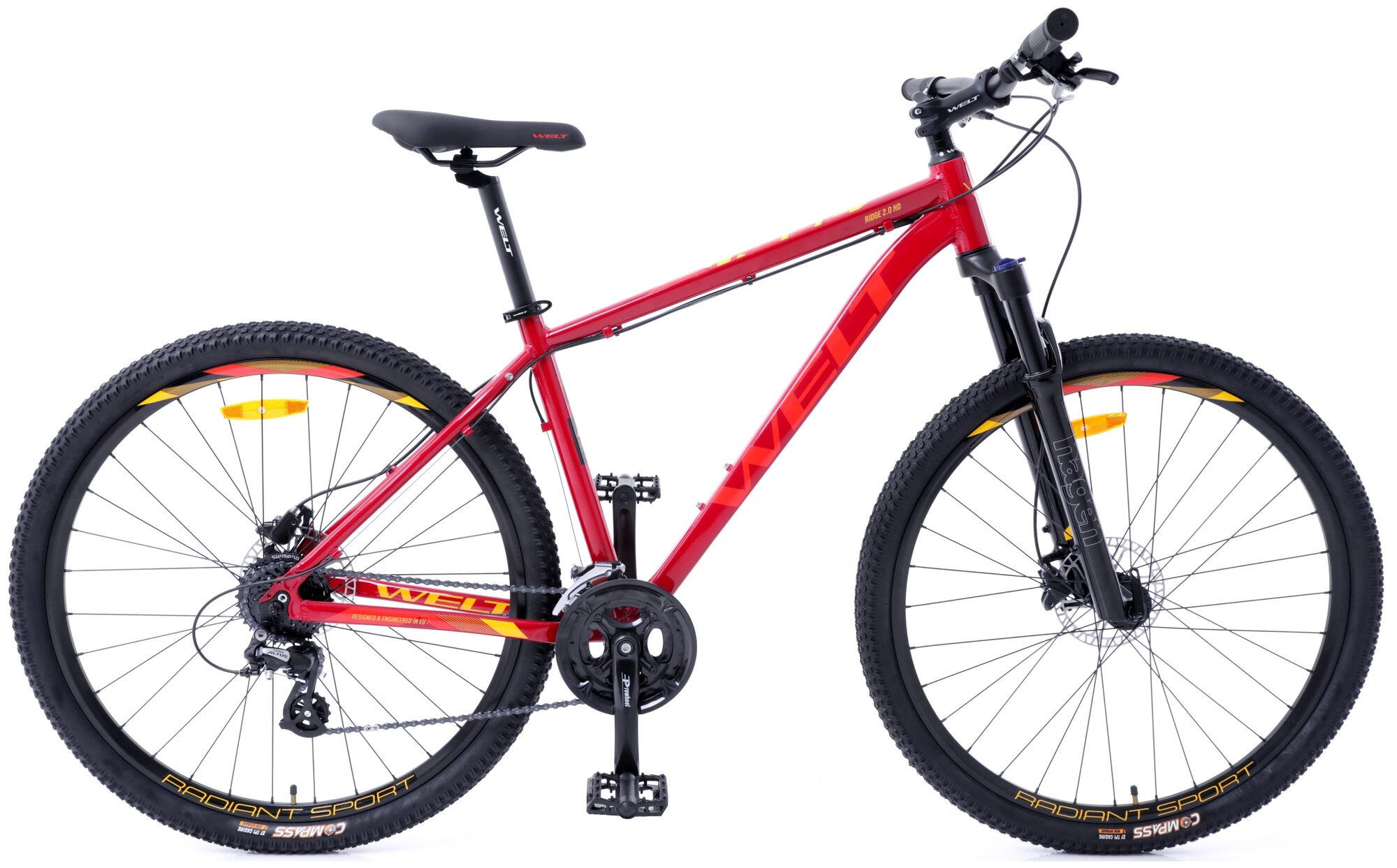 Горный (MTB) велосипед Welt Ridge 2.0 HD 29 (2022) dark red 18" (требует финальной сборки)