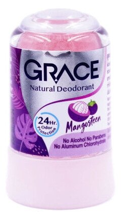 Дезодорант кристаллический Grace Mineral Herbal Deodorant с мангостином, 70 г