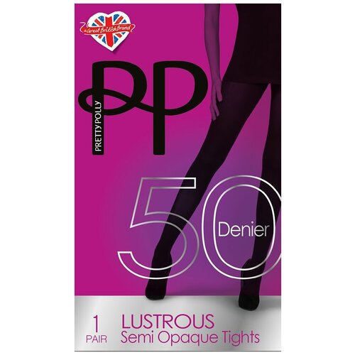 Колготки Pretty Polly, 50 den, размер M-L, бордовый