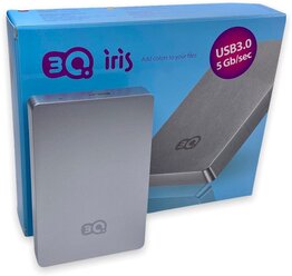 Внешний HDD 3Q Iris Portable HDD External 500 ГБ Серебро